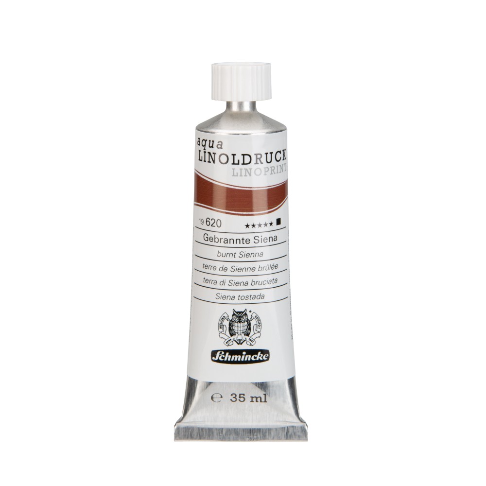 Farba Aqua Linoprint - Schmincke - 620, Burnt Sienna, 35 ml