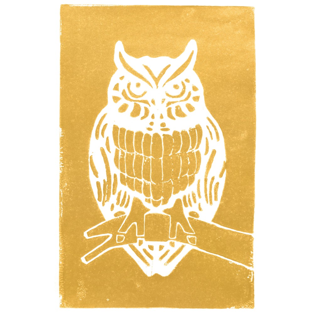 Aqua Linoprint paint - Schmincke - 820, Gold, 35 ml