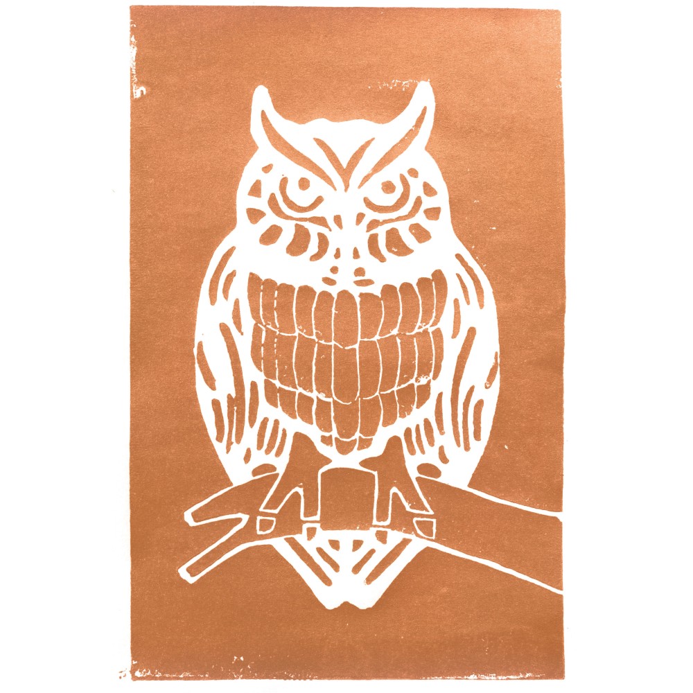 Aqua Linoprint paint - Schmincke - 830, Copper, 35 ml