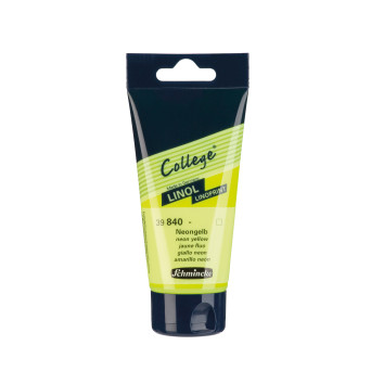 Farba College Linoprint - Schmincke - 840, Neon Yellow, 75 ml