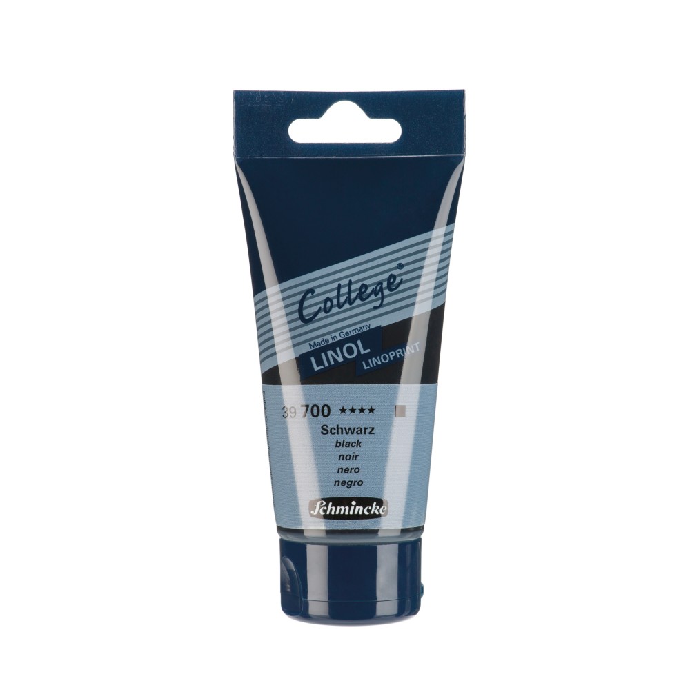 Farba College Linoprint - Schmincke - 700, Black, 75 ml