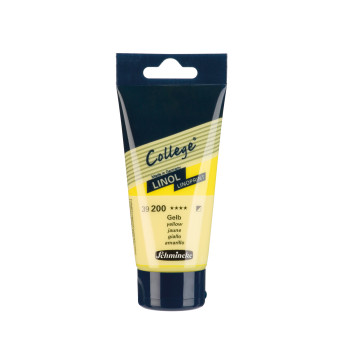 College Linoprint paint - Schmincke - 200, Yellow, 75 ml