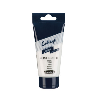 College Linoprint paint - Schmincke - 100, White, 75 ml