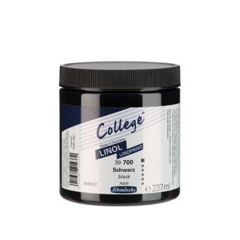 Farba College Linoprint - Schmincke - 700, Black, 237 ml
