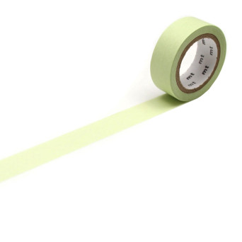 Taśma papierowa washi - MT Masking Tape - Pastel Leaf, 7 m