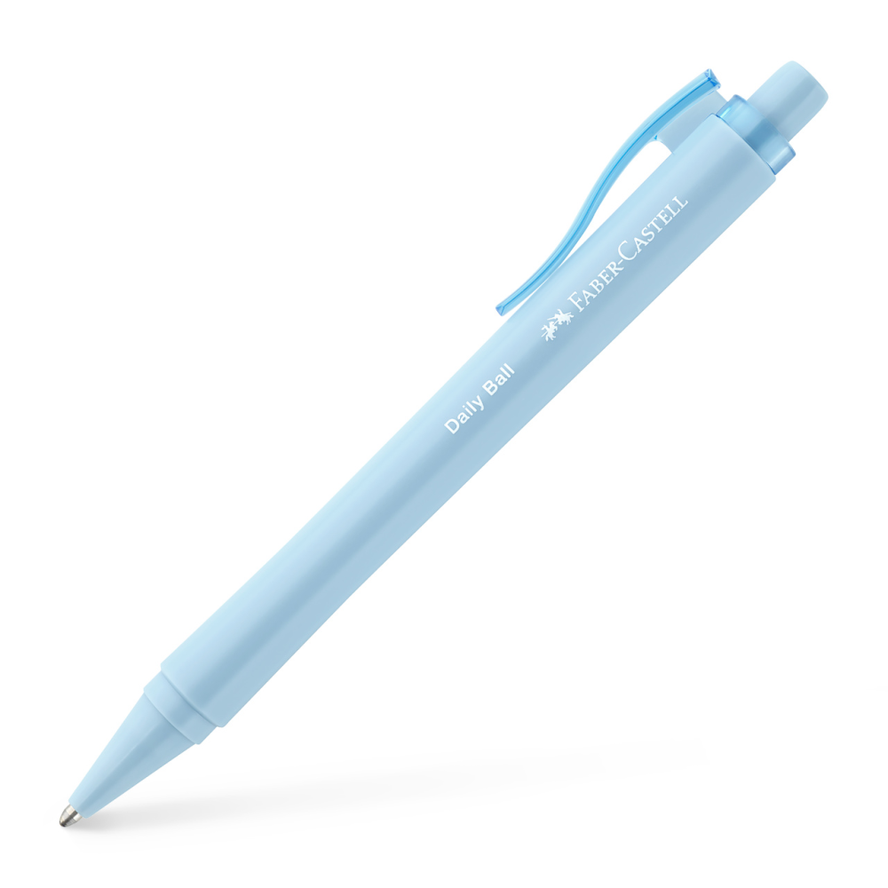 Ballpoint pen Daily Ball XB - Faber-Castell - Sky Blue