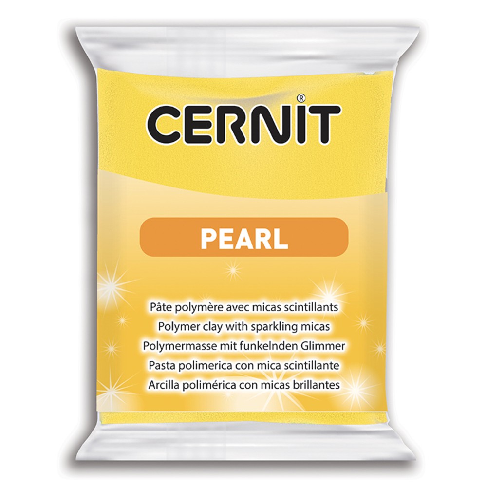 Polymer modelling clay Pearl - Cernit - 700, Yellow, 56 g