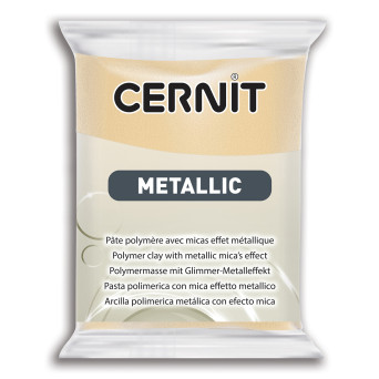 Masa termoutwardzalna Metallic - Cernit - 045, Champagne, 56 g