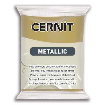 Masa termoutwardzalna Metallic - Cernit - 055, Antique Gold, 56 g