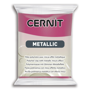 Polymer modelling clay Metallic - Cernit - 460, Magenta, 56 g