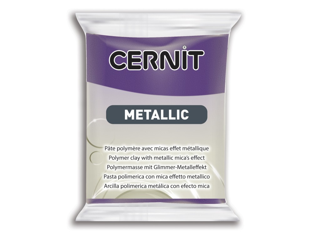 Polymer modelling clay Metallic - Cernit - 900, Violet, 56 g