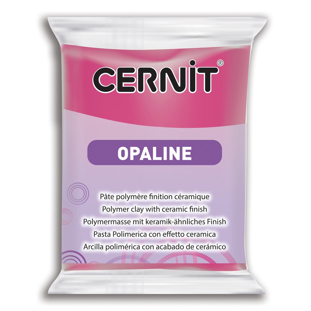 Polymer modelling clay Opaline - Cernit - 460, Magenta, 56 g