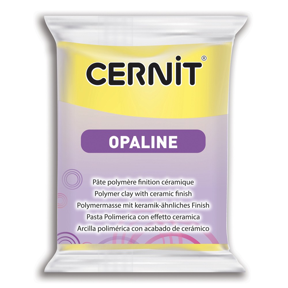 Polymer modelling clay Opaline - Cernit - 717, Primary Yellow, 56 g