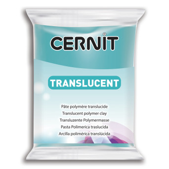 Masa termoutwardzalna Translucent - Cernit - 280, Turquoise, 56 g