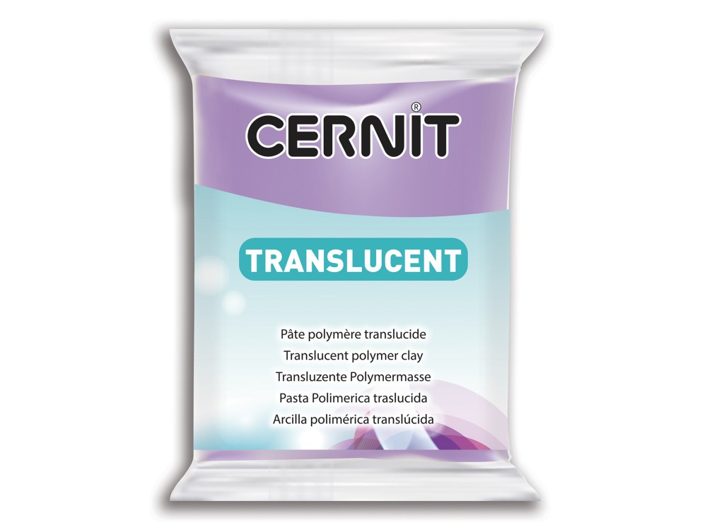Polymer modelling clay Translucent - Cernit - 900, Violet, 56 g
