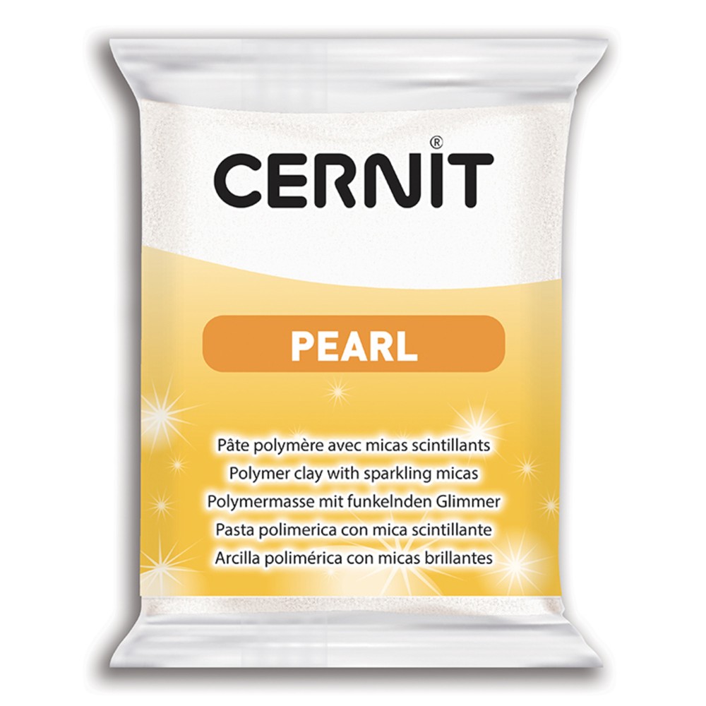 Masa termoutwardzalna Pearl - Cernit - 085, White, 56 g