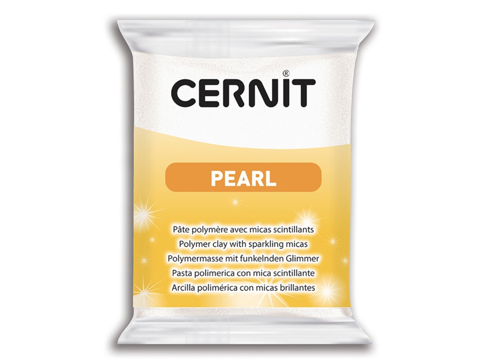 Masa termoutwardzalna Pearl - Cernit - 085, White, 56 g