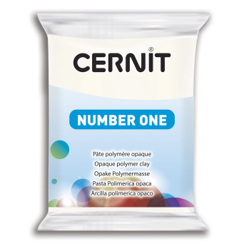 Masa termoutwardzalna Number One - Cernit - 027, White, 56 g