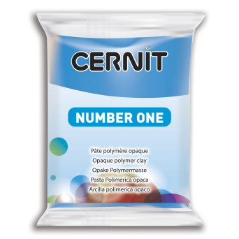Masa termoutwardzalna Number One - Cernit - 200, Blue, 56 g
