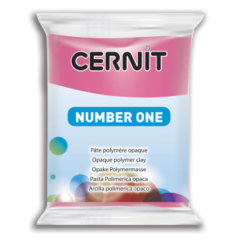 Masa termoutwardzalna Number One - Cernit - 481, Raspberry, 56 g