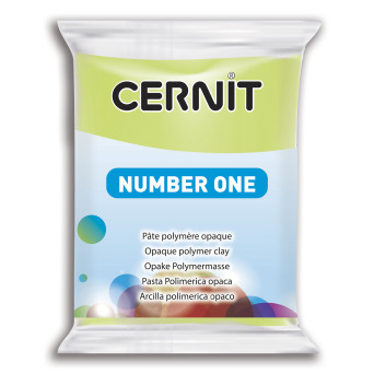 Masa termoutwardzalna Number One - Cernit - 601, Lime Green, 56 g