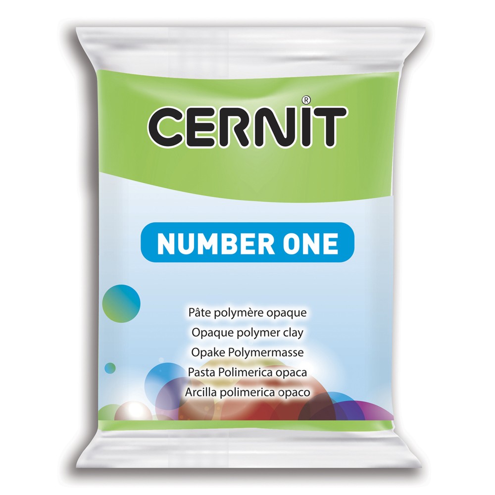 Masa termoutwardzalna Number One - Cernit - 611, Light Green, 56 g