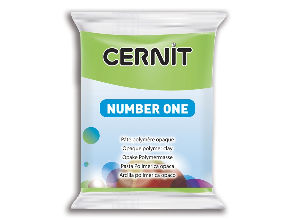 Masa termoutwardzalna Number One - Cernit - 611, Light Green, 56 g