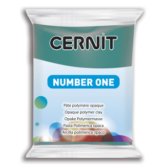 Masa termoutwardzalna Number One - Cernit - 662, Fir Green, 56 g
