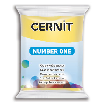 Masa termoutwardzalna Number One - Cernit - 700, Yellow, 56 g