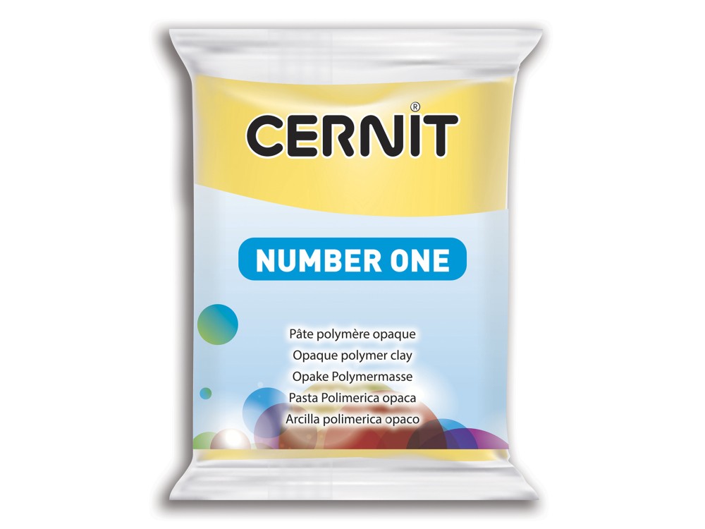 Masa termoutwardzalna Number One - Cernit - 700, Yellow, 56 g