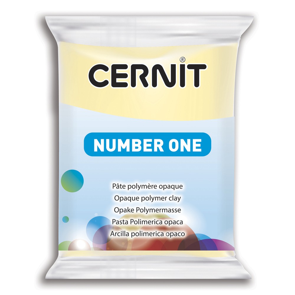 Polymer modelling clay Number One - Cernit - 730, Vanilla, 56 g
