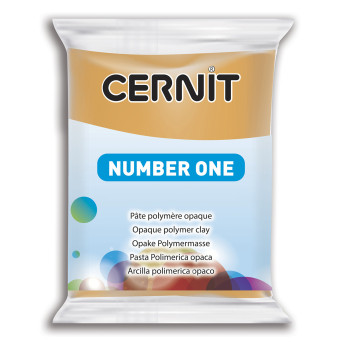 Polymer modelling clay Number One - Cernit - 746, Yellow Ochre, 56 g