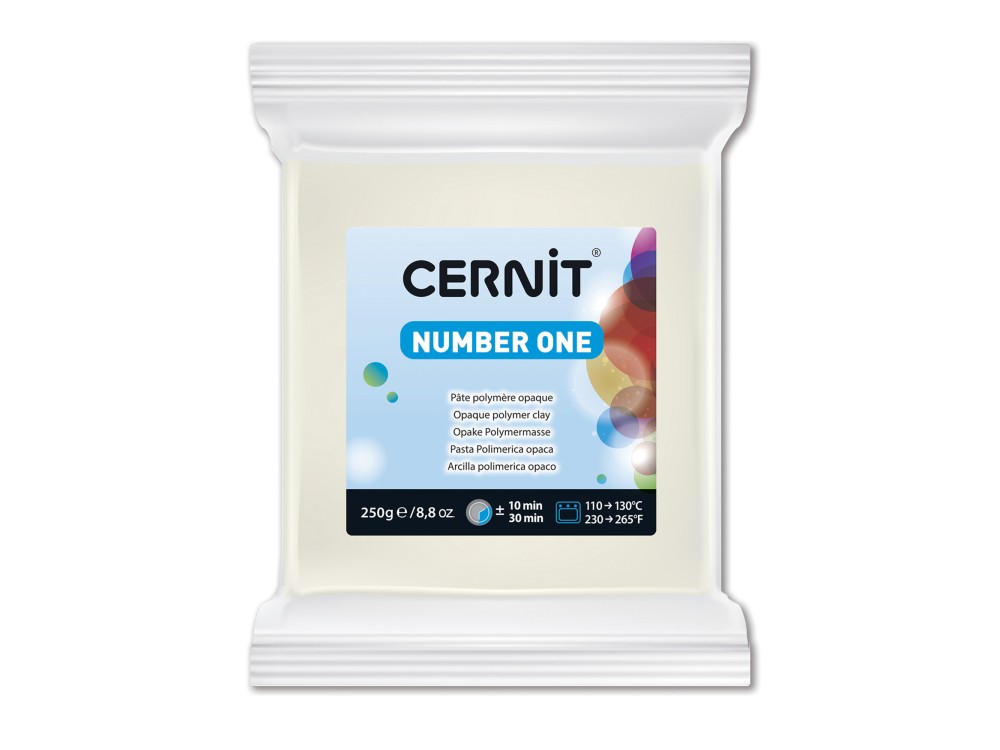 Masa termoutwardzalna Number One - Cernit - 027, White, 250 g