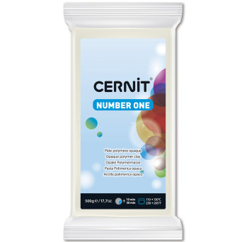Masa termoutwardzalna Number One - Cernit - 027, White, 500 g