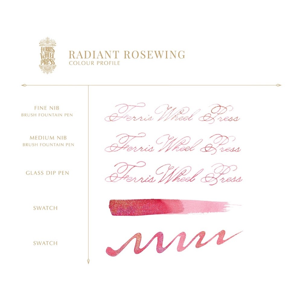 Atrament FerriTales - Ferris Wheel Press - Radiant Rosewing, 20 ml