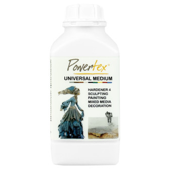 Utwardzacz do tkanin Universal Medium - Powertex - Transparent, 0,5 kg