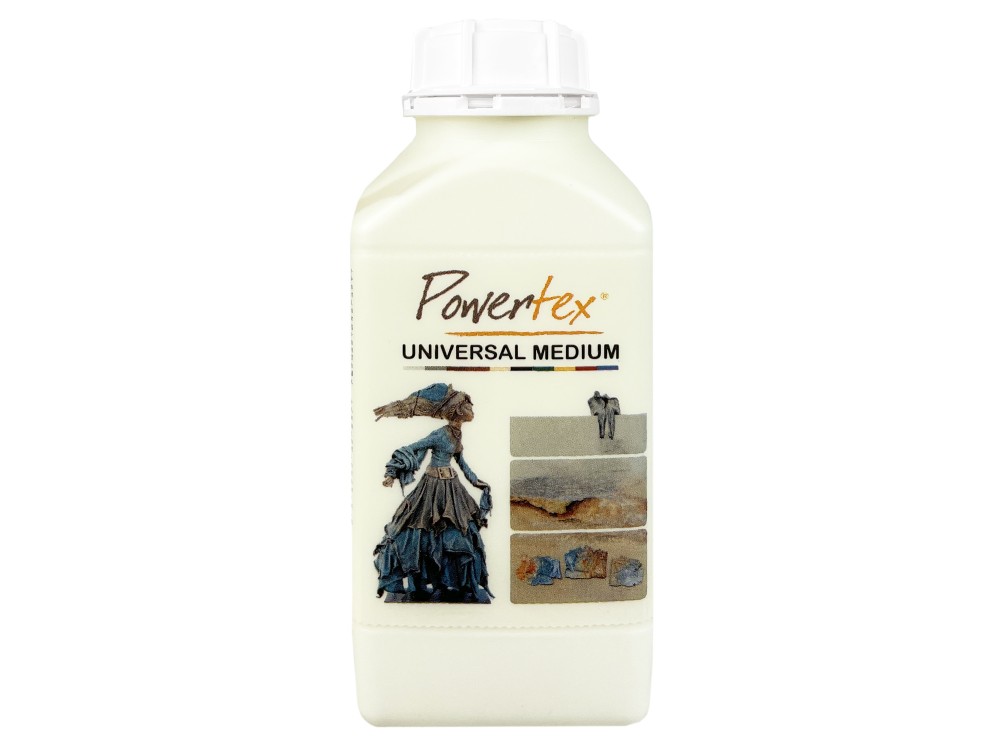 Utwardzacz do tkanin Universal Medium - Powertex - Ivory, 0,5 kg
