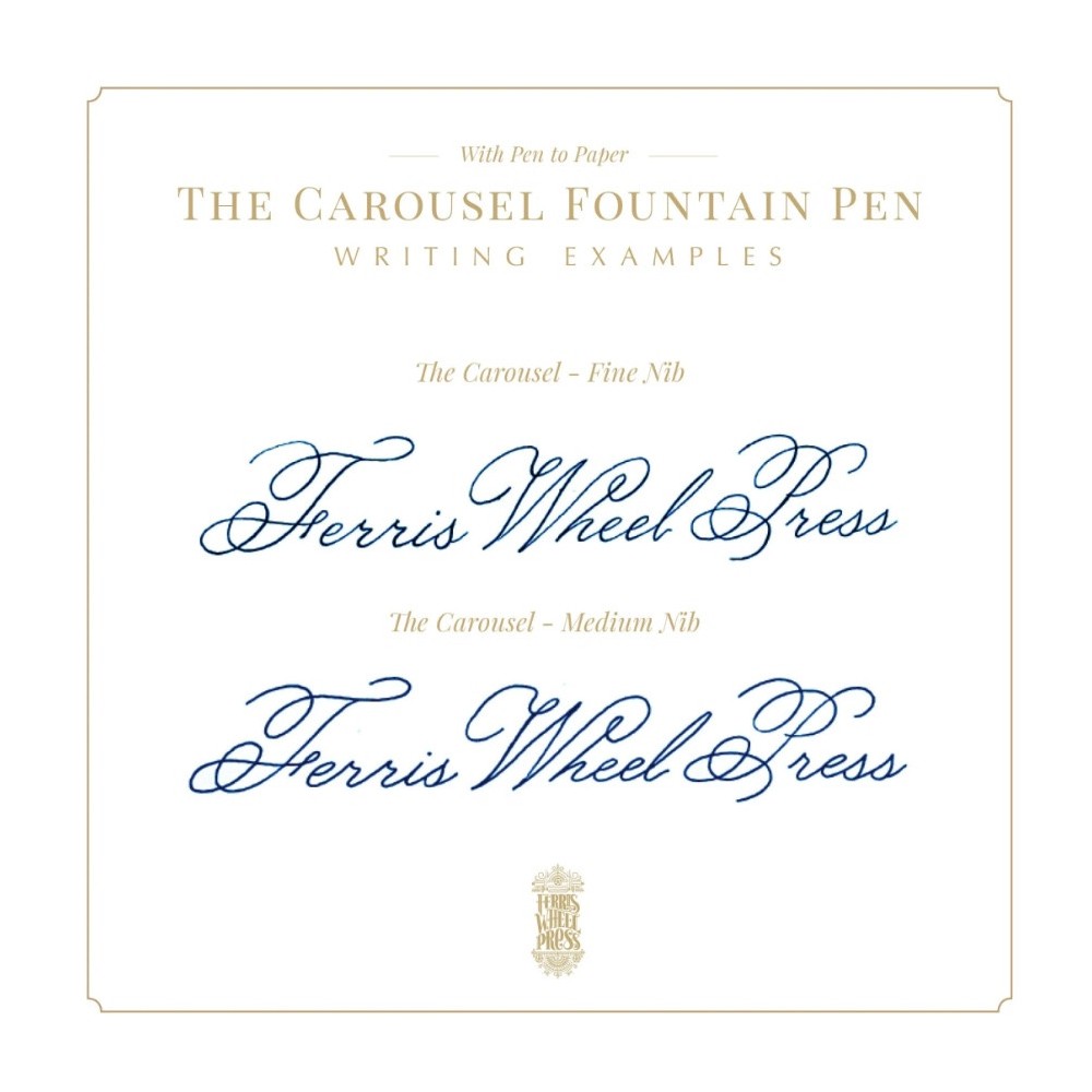 Joule Fountain Pen - Ferris Wheel Press - Luna Celeste, M