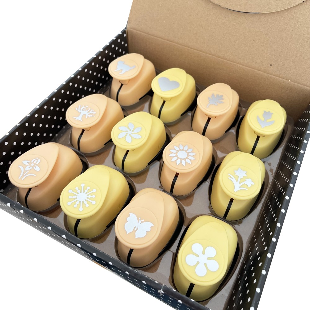 Set of Craft Punches - DpCraft - 2,5 cm, 12 pcs.