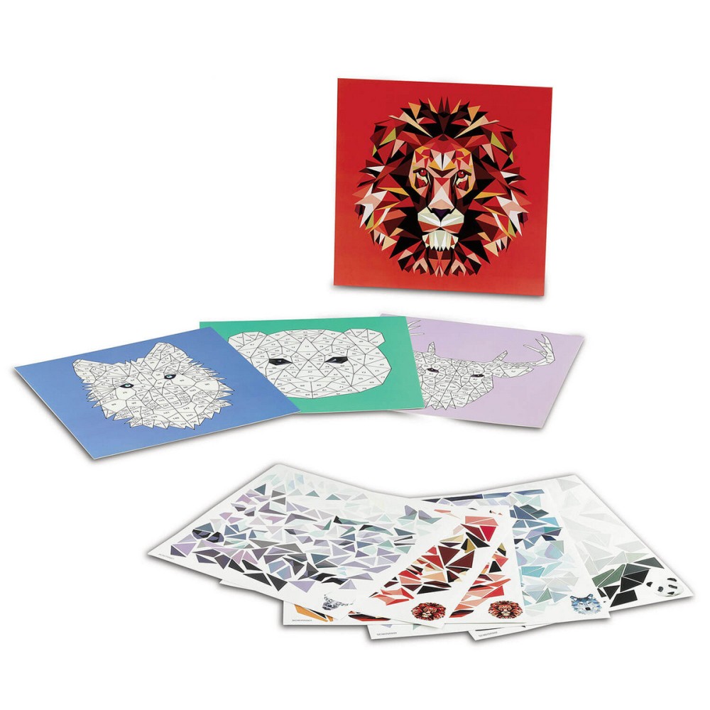 Zestaw przyklejanie po numerach Sticker Art dla dzieci - Maped - 4 szt.
