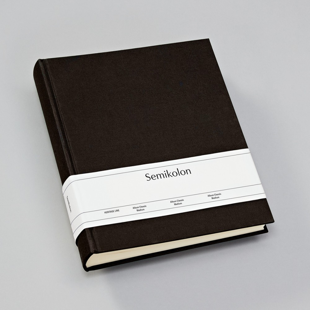 Photo album Classic Medium - Semikolon - Black