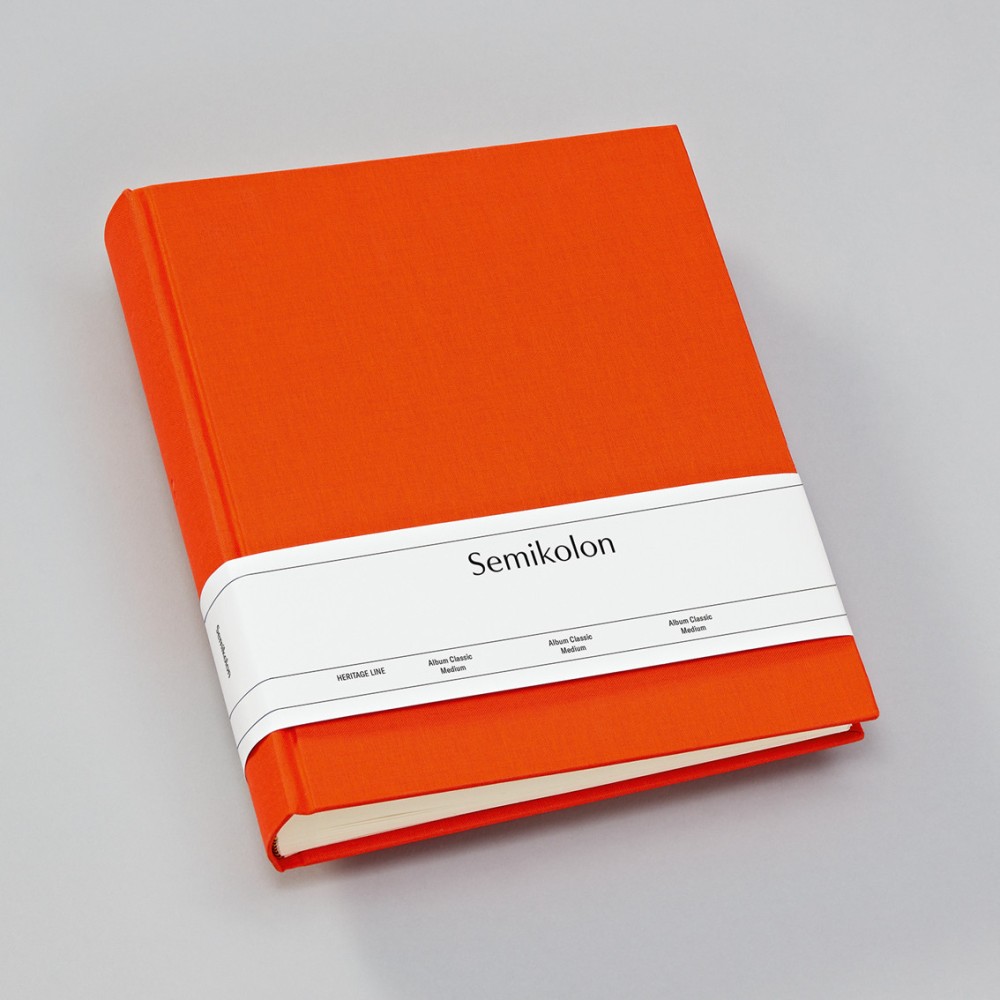 Photo album Classic Medium - Semikolon - Orange