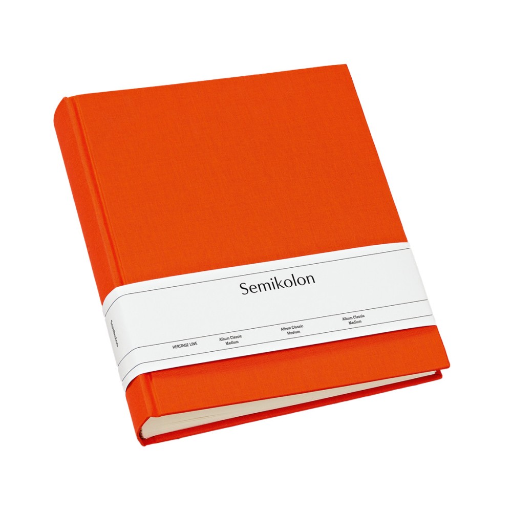 Photo album Classic Medium - Semikolon - Orange