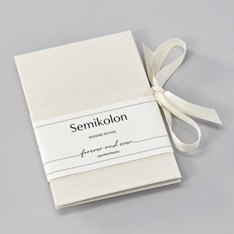 Album na zdjęcia Leporello Classico, Wedding Edition - Semikolon - Chamois