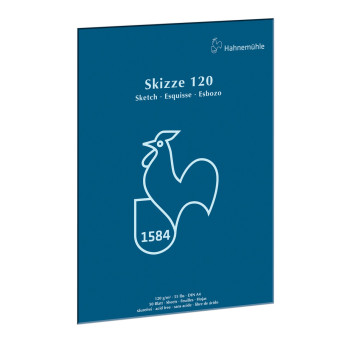Blok szkicowy Skizze - Hahnemühle - A4, 120 g, 50 ark.