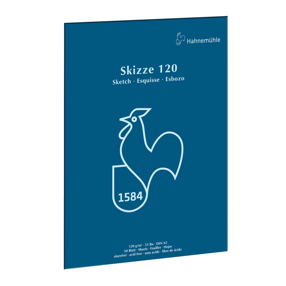 Blok szkicowy Skizze - Hahnemühle - A2, 120 g, 50 ark.