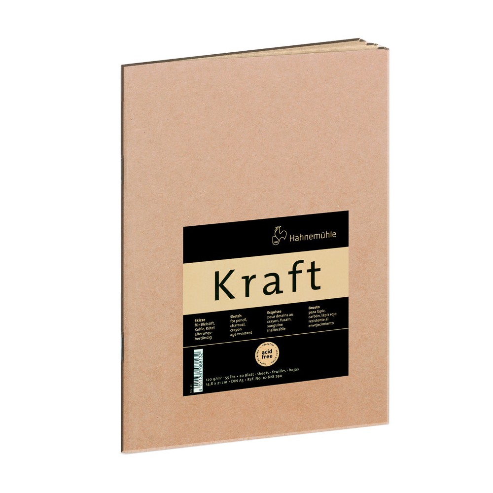 Kraft Paper Sketchbook - Hahnemühle - A5, 120 g, 20 pages