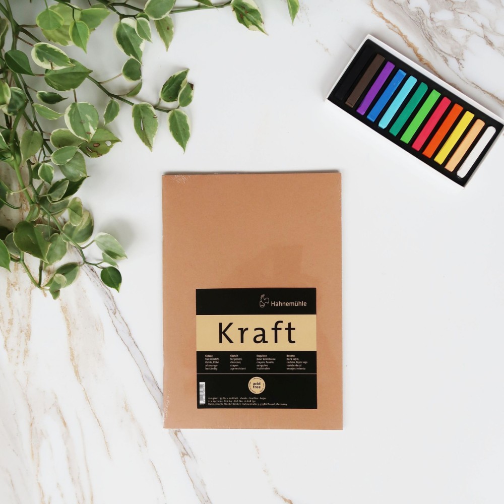 Kraft Paper Sketchbook - Hahnemühle - A4, 120 g, 20 pages