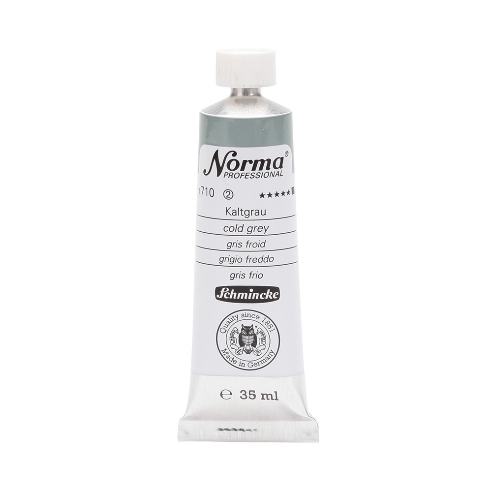 Norma Professional oil paint - Schmincke - 710, Cold Grey, 35 ml