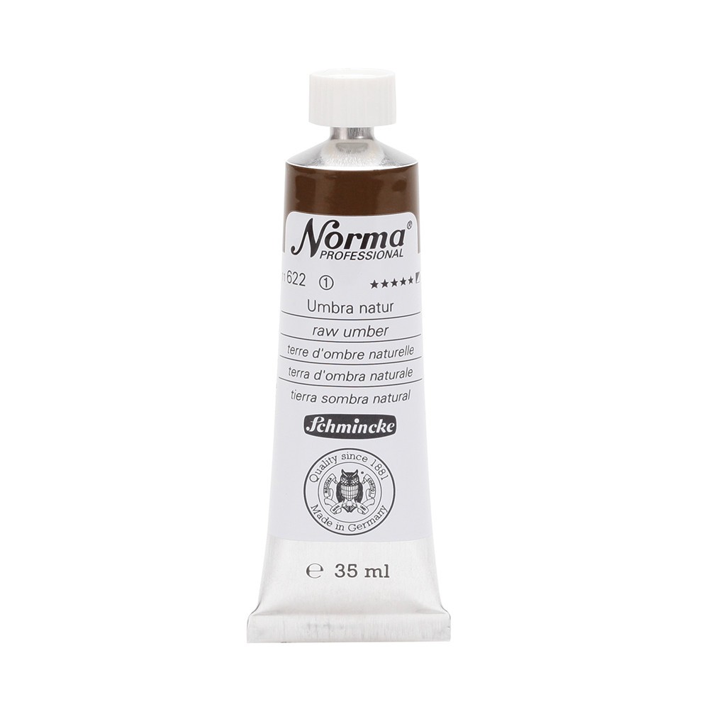 Norma Professional oil paint - Schmincke - 622, Raw Umber, 35 ml